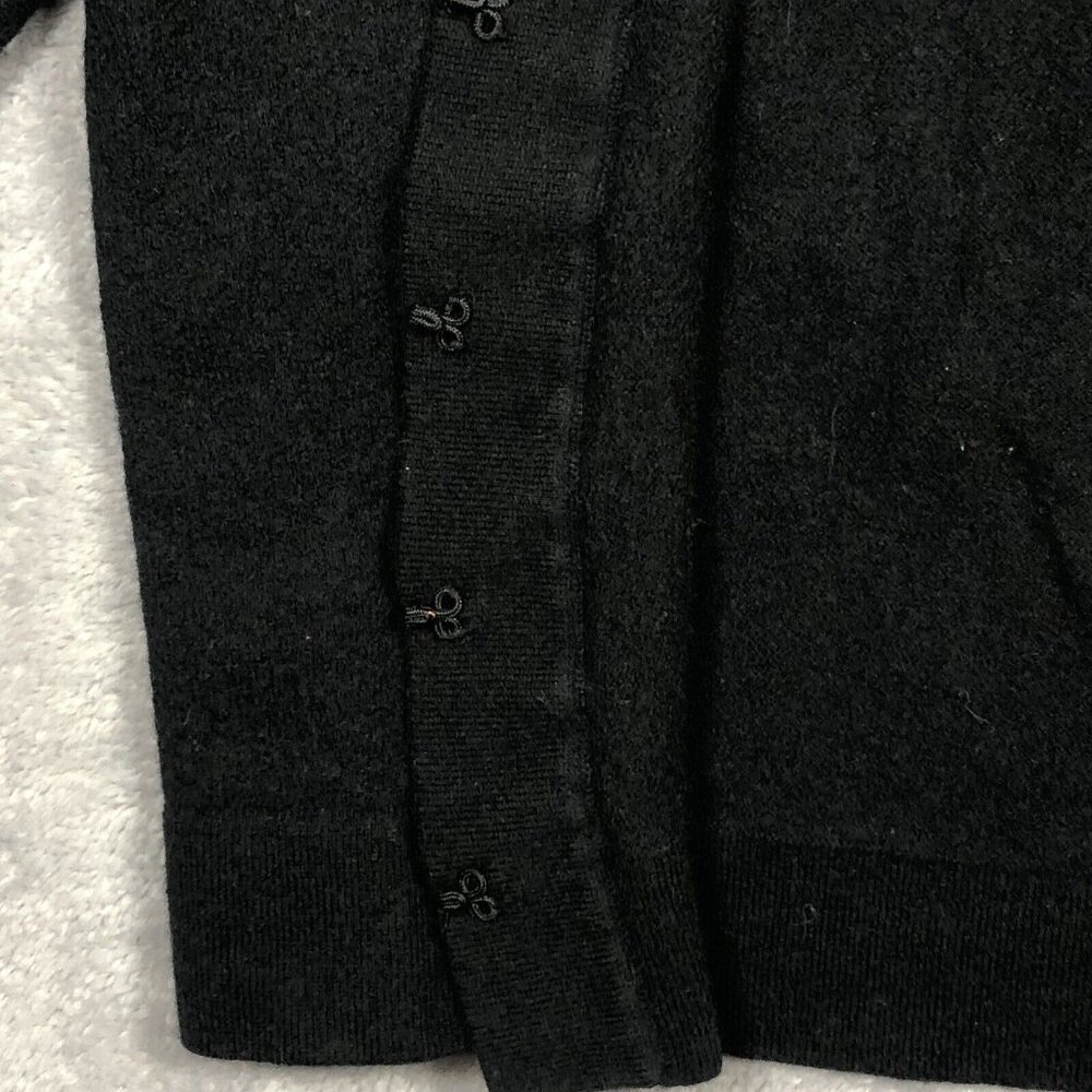 Banana Republic Cardigan Sweater Women Size Small Black Wool Business Casual - Picture 6 of 11